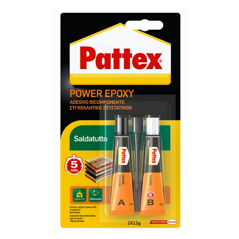 Henkel - 6PZ colla pattex power epoxy saldatutto gr. 24