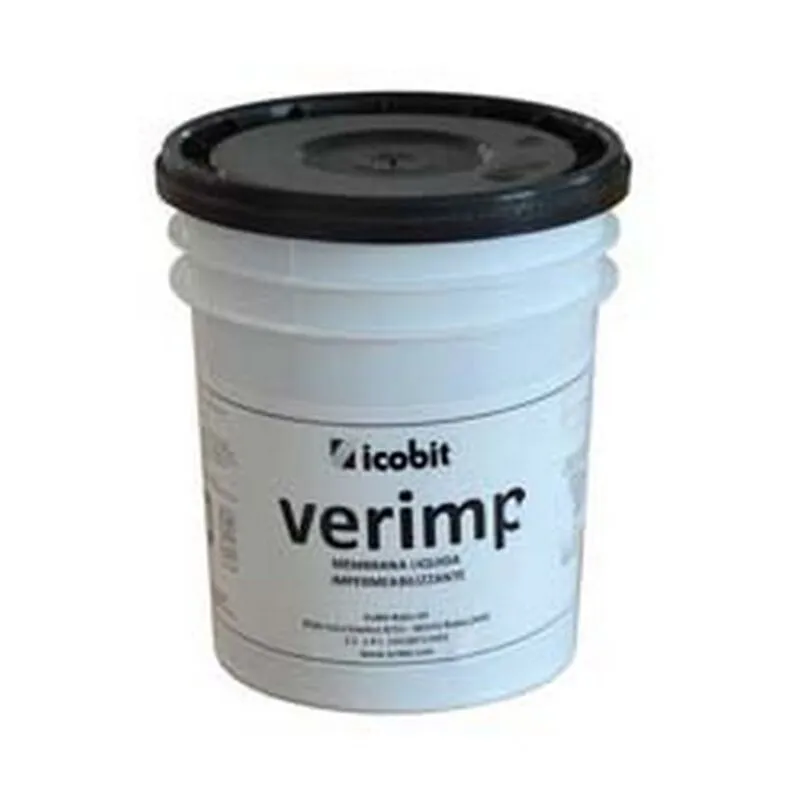 Icobit - 6PZ guaina liquida a base acrilica verimp - KG.1 bituminosa bianca