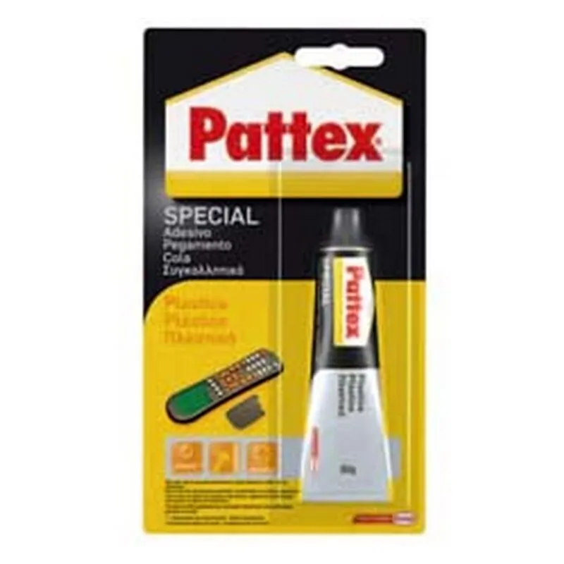 6BLISTER pattex adesivo special plastica trasparente - GR.30