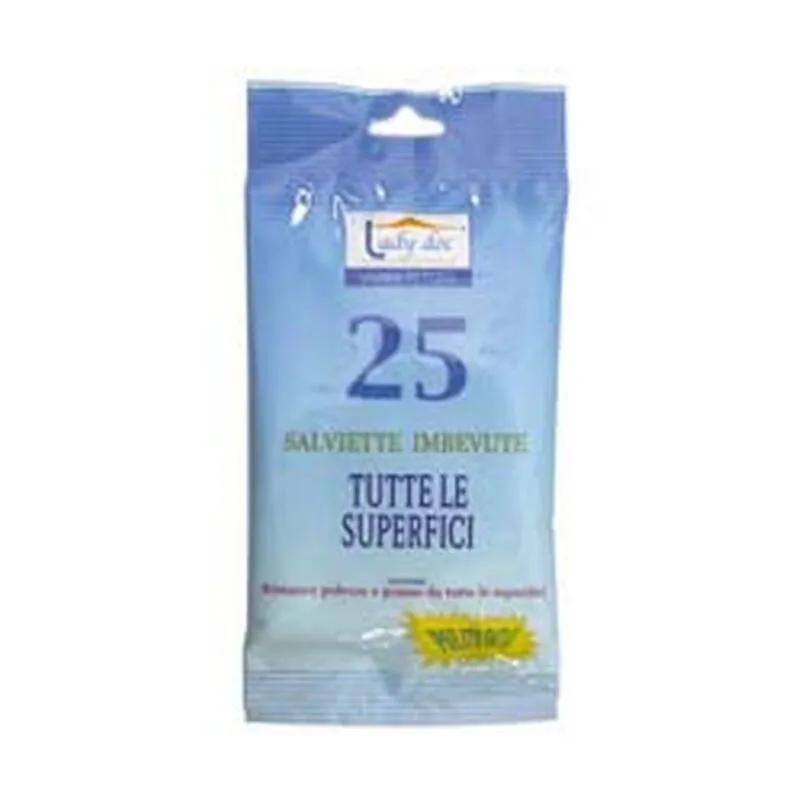 6BLISTER salviette imbevute per tutte le superfici - CM.16X21