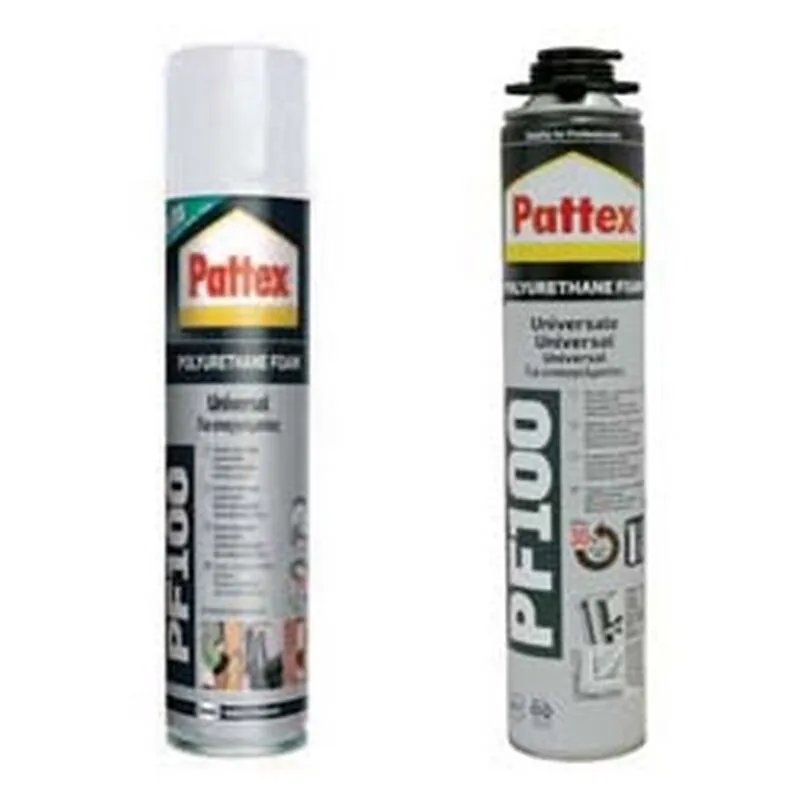 Henkel - schiuma poliuretanica universale pattex PF100 - ML.750 applicazione manuale