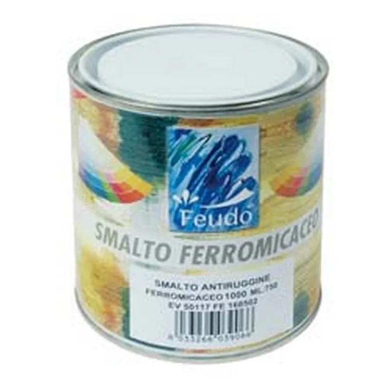 6PZ smalto sintetico ferromicaceo (anti lack) - ML.750 verde giungla ral 6005