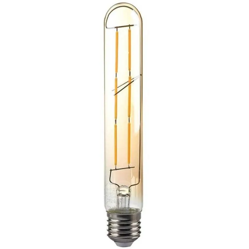 V-tac - VT-2006 Lampadina led tubolare 6W Е27 T30 filamento Vintage cilindrica colore ambrato bianco caldo 2200K - sku 217143