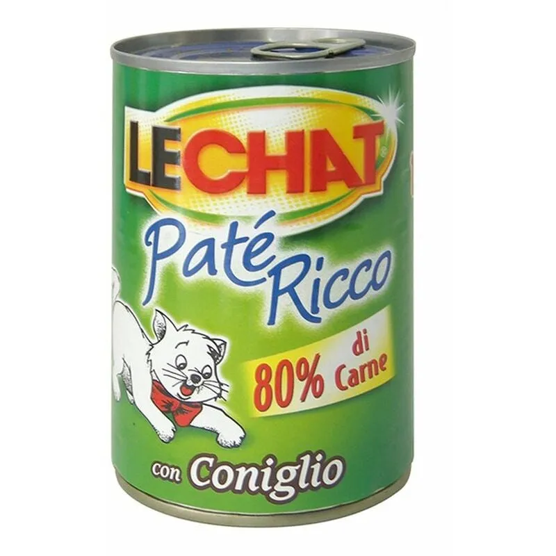 Monge - LeChat Gatto Adult Paté 400gr ricco con Coniglio