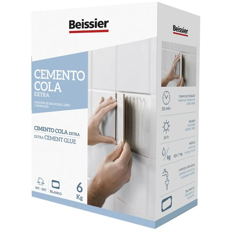 Beissier - adesivo per piastrelle 6kg 70164-002