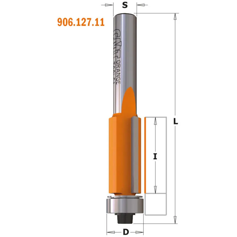 906.227.11 Fresa X Rifilare C/cusc. Hw Z3 S=8 D=12.7x25.4x71 Dx