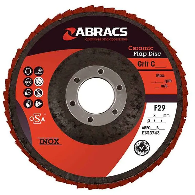 Abracs Disco lamellare in ceramica ABFC125B080 125 mm x 22 mm x 80 g