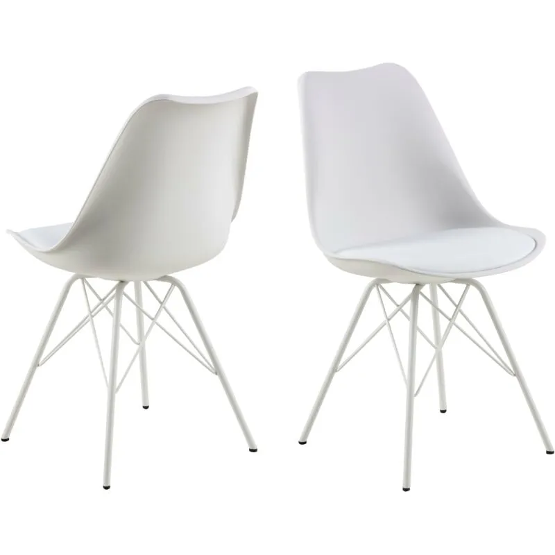 Ac Design Furniture - Sedia Eris pp bianco/bianco