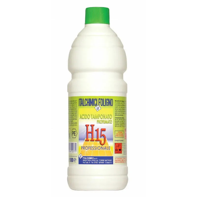 Italchimici - Acido Tamponato Profumato Detergente Disincrostante Anti Calcare latta – 1 l