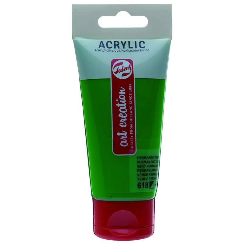 Acrilico 75 ml verde permanente chiaro