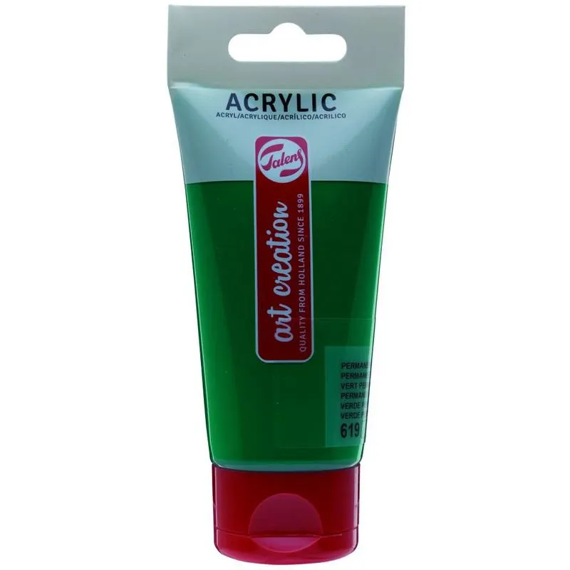 Acrilico 75 ml verde permanente scuro