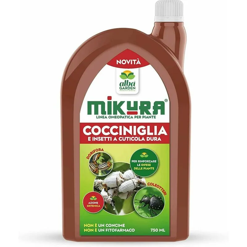 Mikura Cocciniglia Preparato Sistemico Omeopatico Naturale per Difesa e Rinforzo di Piante x 750 ml