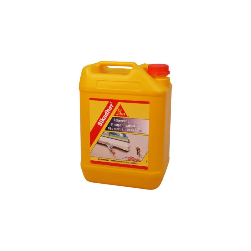 Sika - Additivo di adesione e impermeabilizzante per malte dher - Bianco - 2L