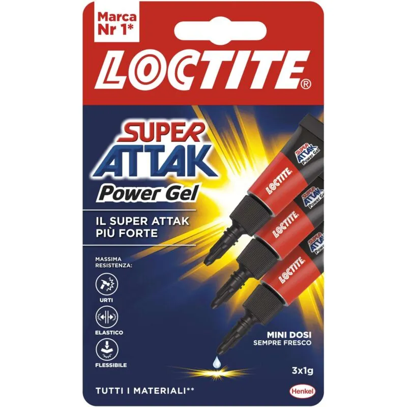 Capaldo - Adesivo Attak Power Gel Trio 3X1 g - 24 Pz