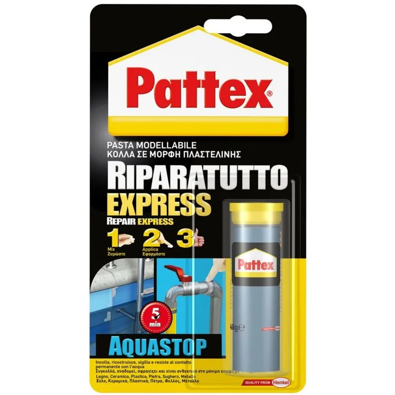 Henkel - adesivo pattex riparatutto express acquastop gr. 48