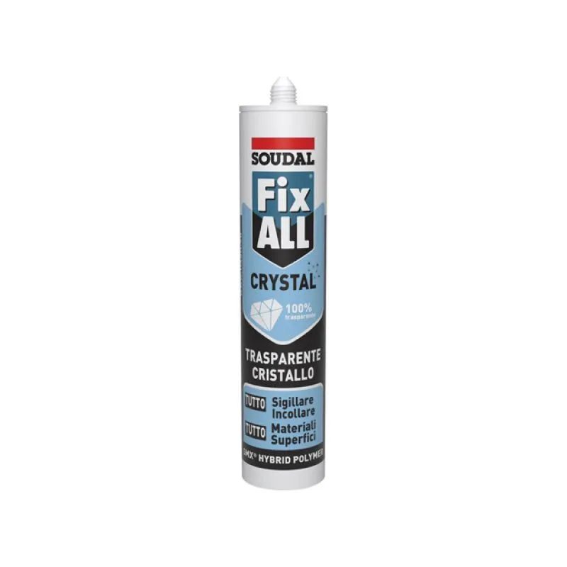 Adesivo sigillante fix all crystal 290 ml