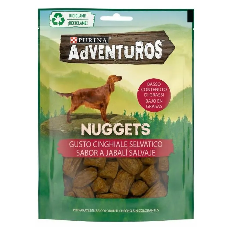 Cane Nuggets 90gr Cinghiale Selvatico - Adventuros