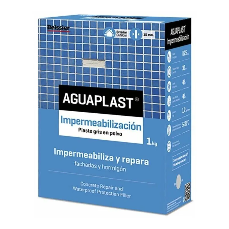 Aguaplast - Impermeabilizzazione 1kg edm 24946