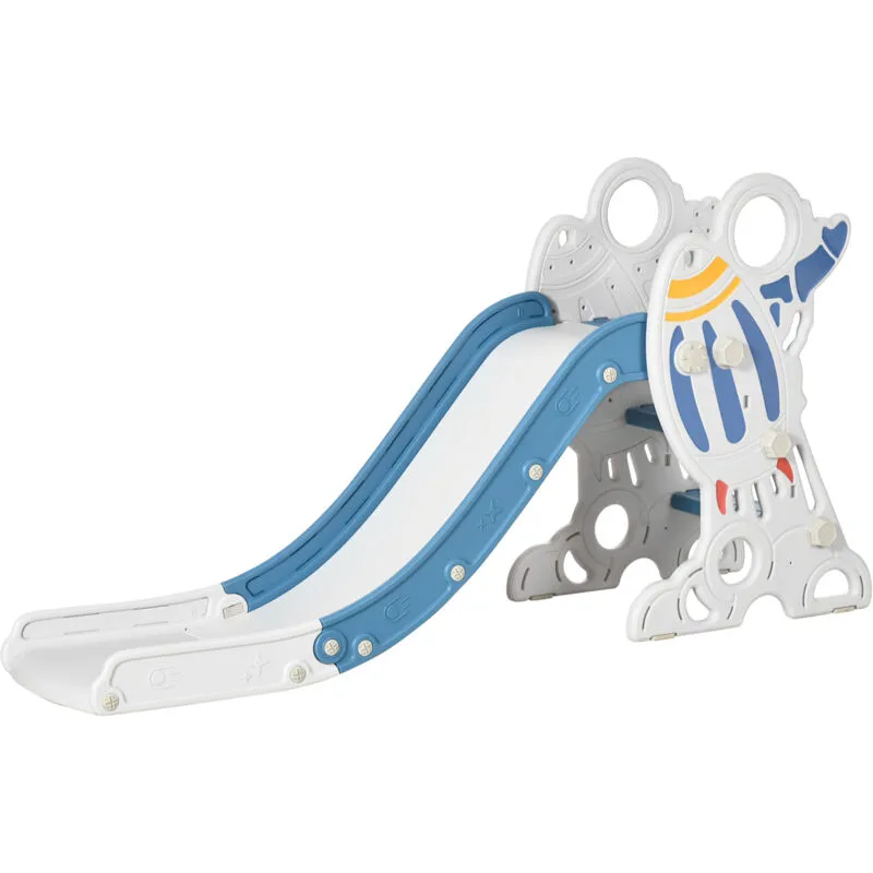  Scivolo per Bambini a Tema Spaziale Blu Bianco e Grigio