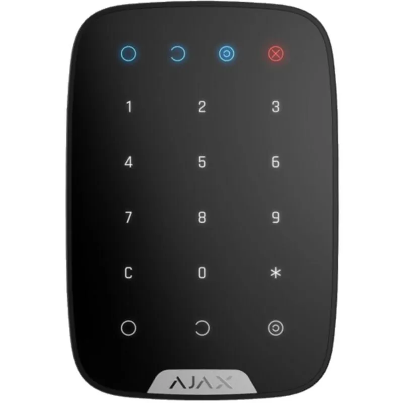 Ajax - Keypad Tastiera Allarme Touch Wifi Radio Nero