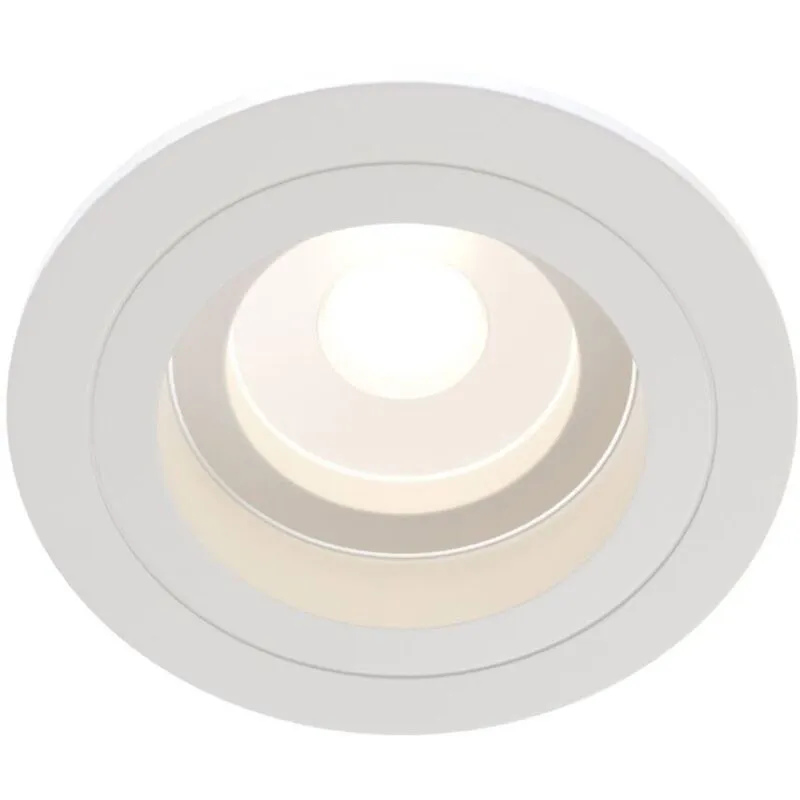 Faretto Da Incasso Moderno Atom Alto Alluminio Bianco 1 Luce