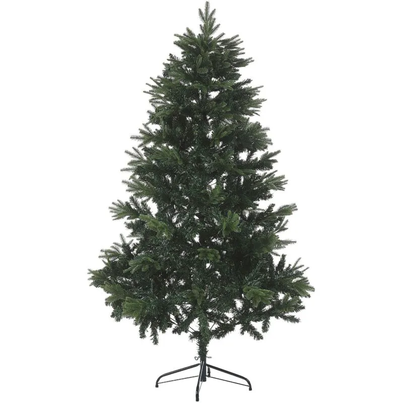 Beliani - Albero di Natale Artificiale Verde Base in Metallo Nero 180 cm Langley