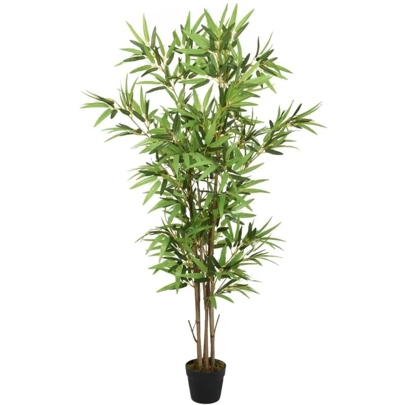 Vidaxl - Albero Bambù Artificiale 552 Foglie 120 cm Verde Verde