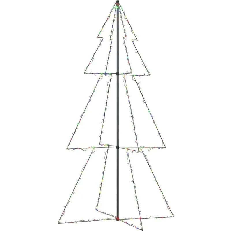 Albero di Natale a Cono 300 LED per Interni Esterni 120x220 cm vidaXL