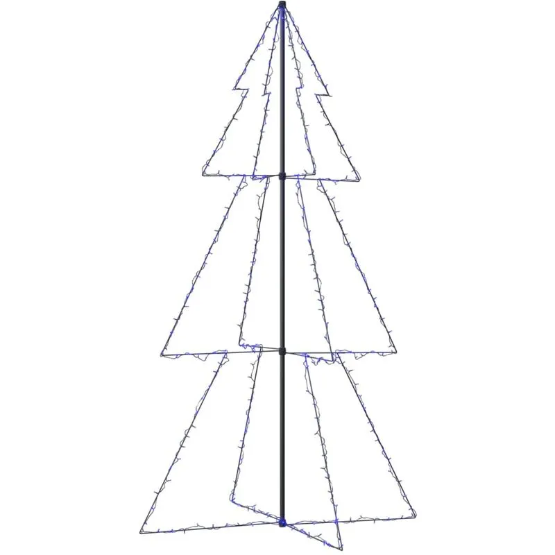 Albero di Natale a Cono 300 led per Interni Esterni 120x220 cm - Vidaxl