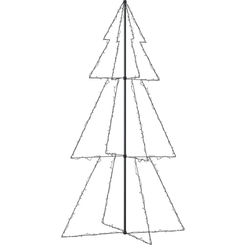 Albero di Natale a Cono 300 led per Interni Esterni 120x220 cm - Vidaxl