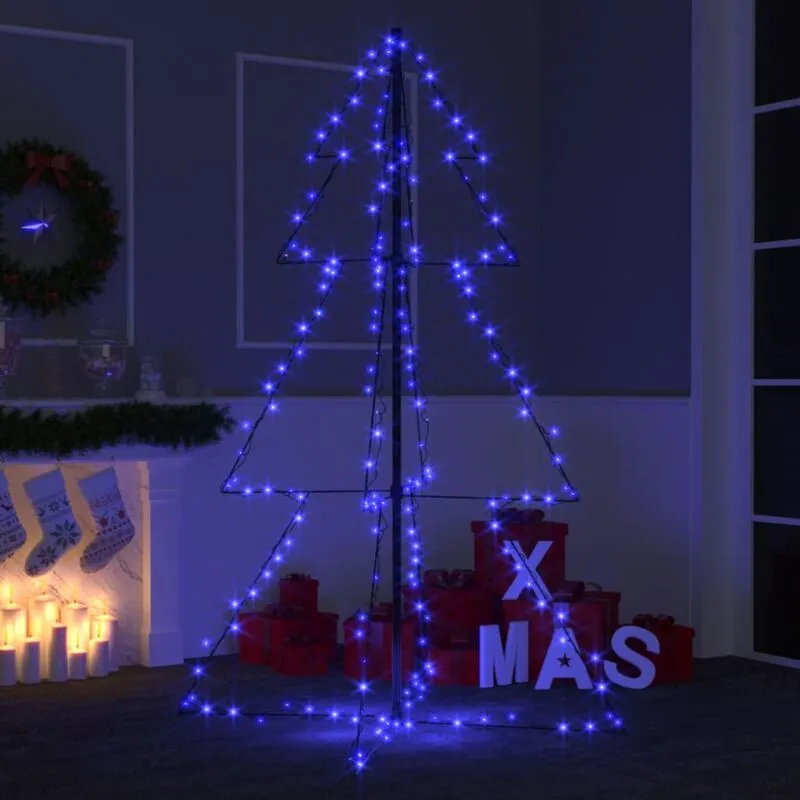 Vidaxl - Albero di Natale a Cono 200 led per Interni Esterni 98x150 cm