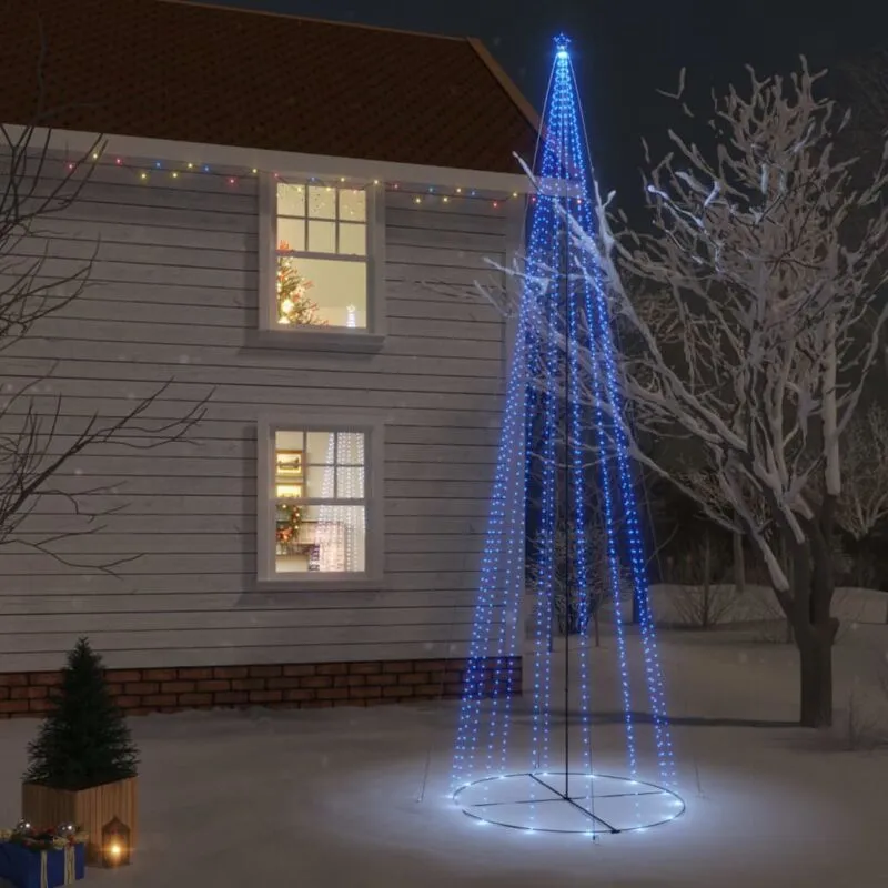 Torana - Albero di Natale a Cono Blu 1134 led 230x800 cm