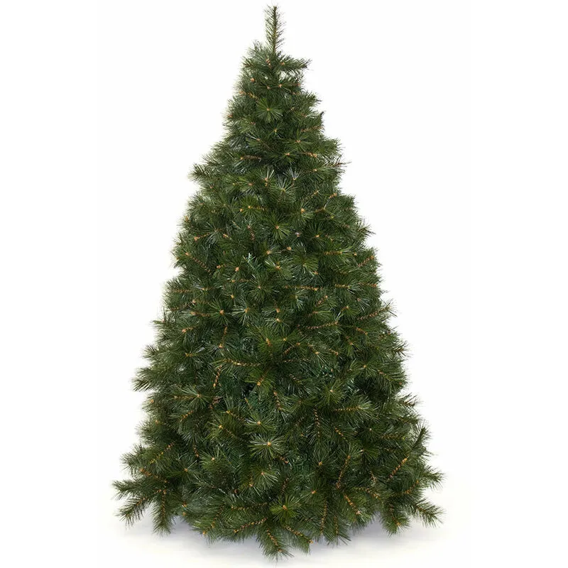  - Albero di Natale Artificiale Alaska Verde Ignifugo 2728 Rami Altezza 270Cm