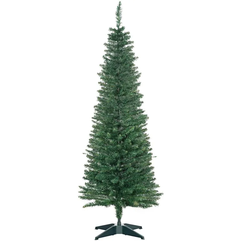 Giordanoshop - Albero di Natale Artificiale 150 cm 294 Rami Folti Verde