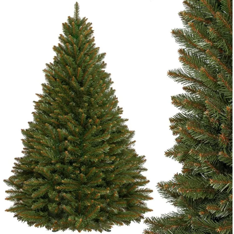 Springos - albero di natale artificiale abete caucasico 120cm premium