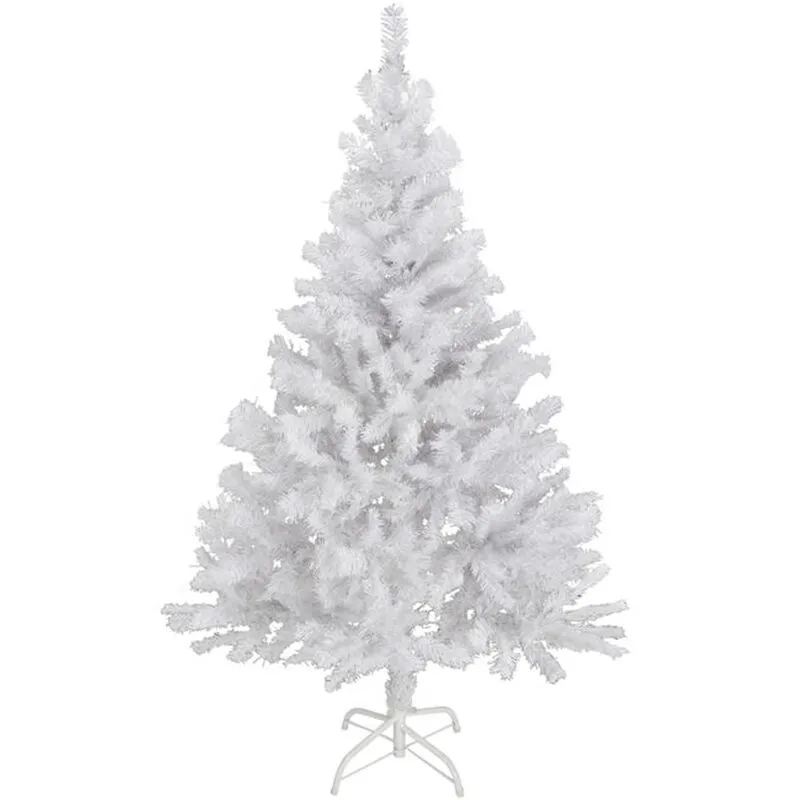 Spetebo - Albero di Natale artificiale bianco - 150 cm