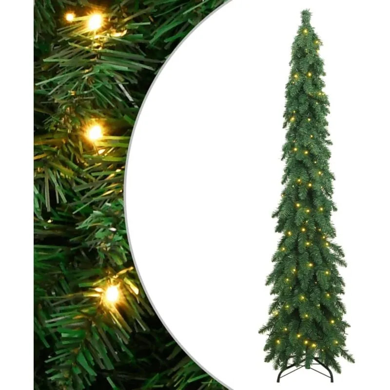 Vidaxl - Albero di Natale Artificiale Preilluminato con 100 led 180 cm