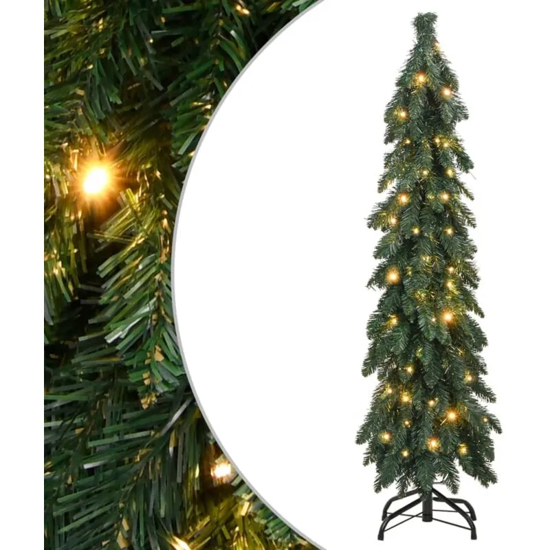 Vidaxl - Albero di Natale Artificiale Preilluminato con 80 led 150 cm Verde