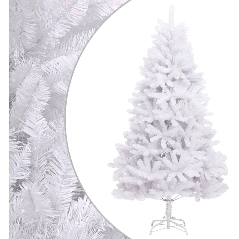 Torana - Albero di Natale Artificiale Incernierato con Base Bianco 240cm