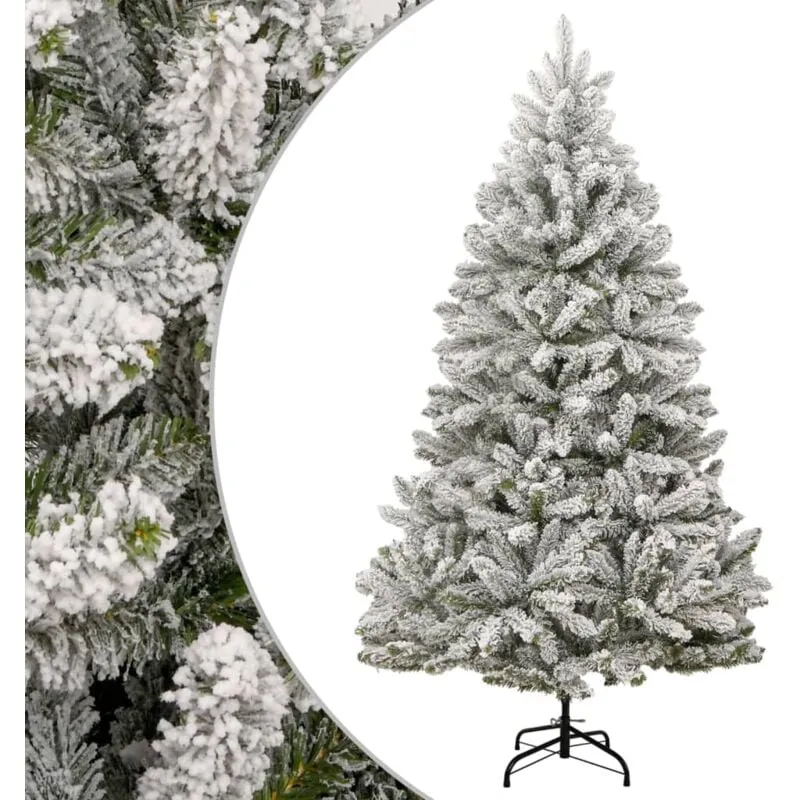 Vidaxl - Albero Natale Artificiale Incernierato con Neve Fioccata 300 cm