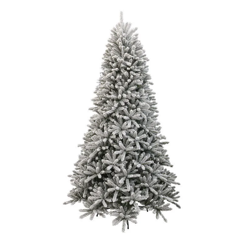 Giordanoshop - Albero di Natale Artificiale Innevato 240 cm 106 Rami Eucalipto del Gargano