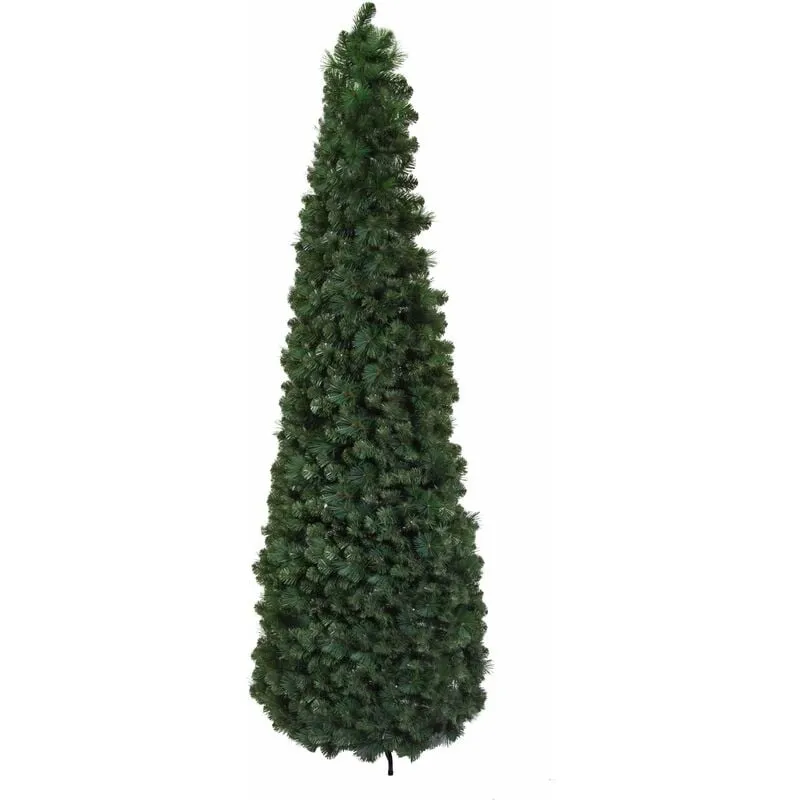 Albero di Natale Artificiale Pieghevole 210 cm 1013 Rami Verde