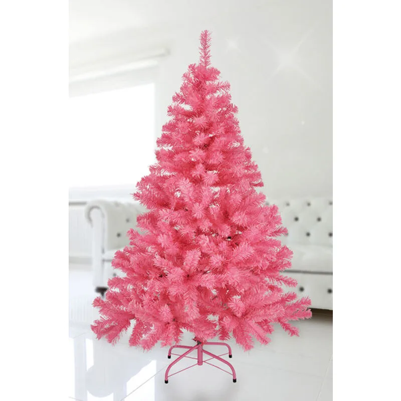 Albero di Natale artificiale rosa - 120 cm