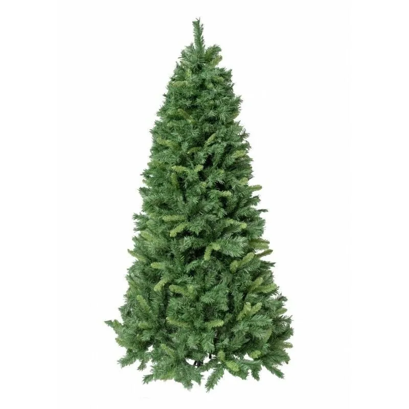 Albero di Natale artificiale royal slim verde folto compatto in pvc atossico - h 150 cm 445 Rami