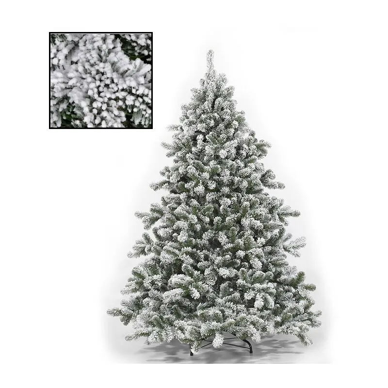 Albero di Natale artificiale Tirolese Innevato cm 210