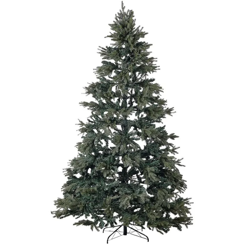 Albero di Natale Artificiale Verde Tradizionale Base Metallo pvc 180 cm Huxley