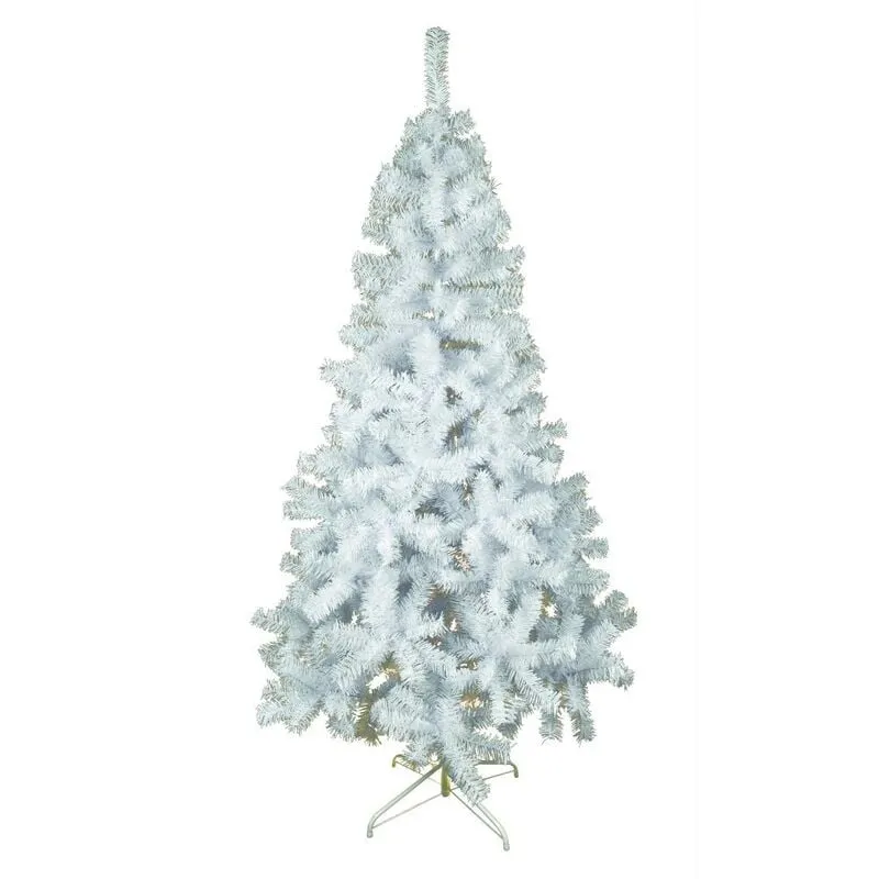 Eacommerce - Albero di Natale Bianco dolcedorme 150 cm 300 Rami Fissi Apertura ad Ombrello F4961