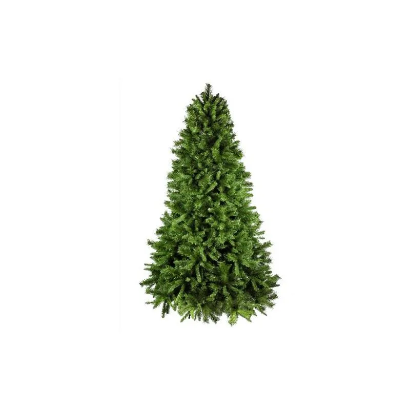 Eacommerce - Albero di Natale cristallo 150 cm 638 Rami ad Ombrello Verde Superfolto F4933