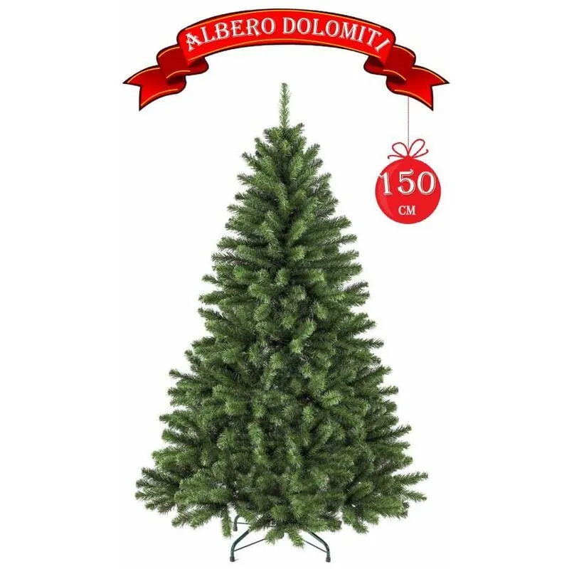 N.d. - albero di natale dolomiti 150cm con 410 rami ad aggancio.