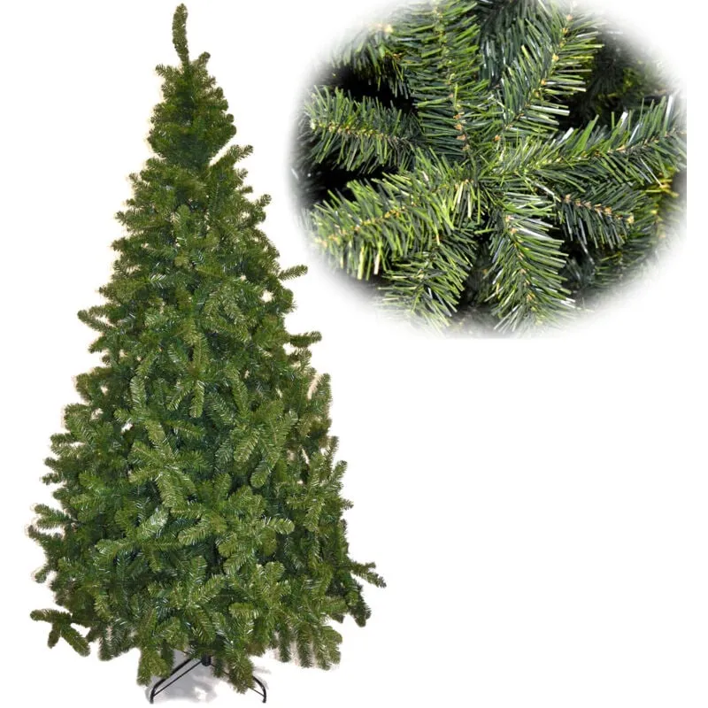 Lupex Shop - Albero di Natale Pino Imperatore, verde folto, 540 punte, in pcv, interno ed esterno, dimensione: 180cm cod. 6498